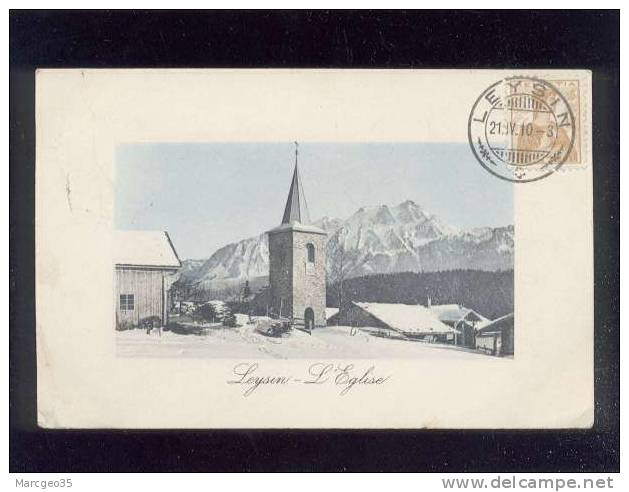 Suisse Leysin L'église édit.jullien Frères N° 3287 - Leysin