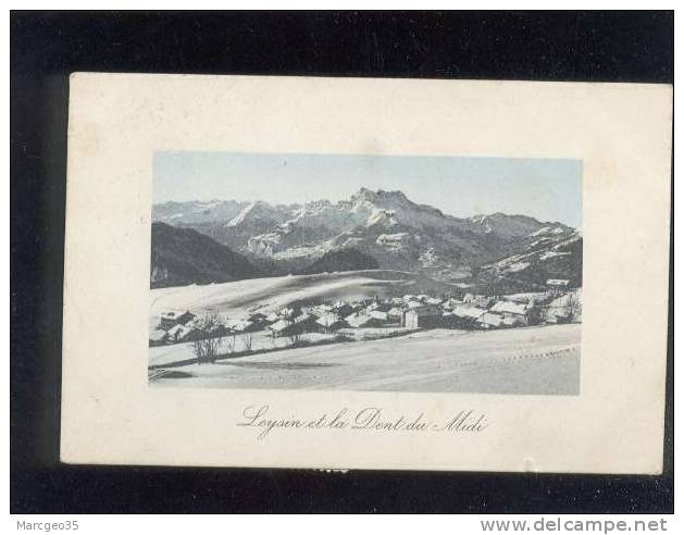 Suisse  Leysin & La Dent Du Midi  édit.jullien Frères N° 1893 - Leysin