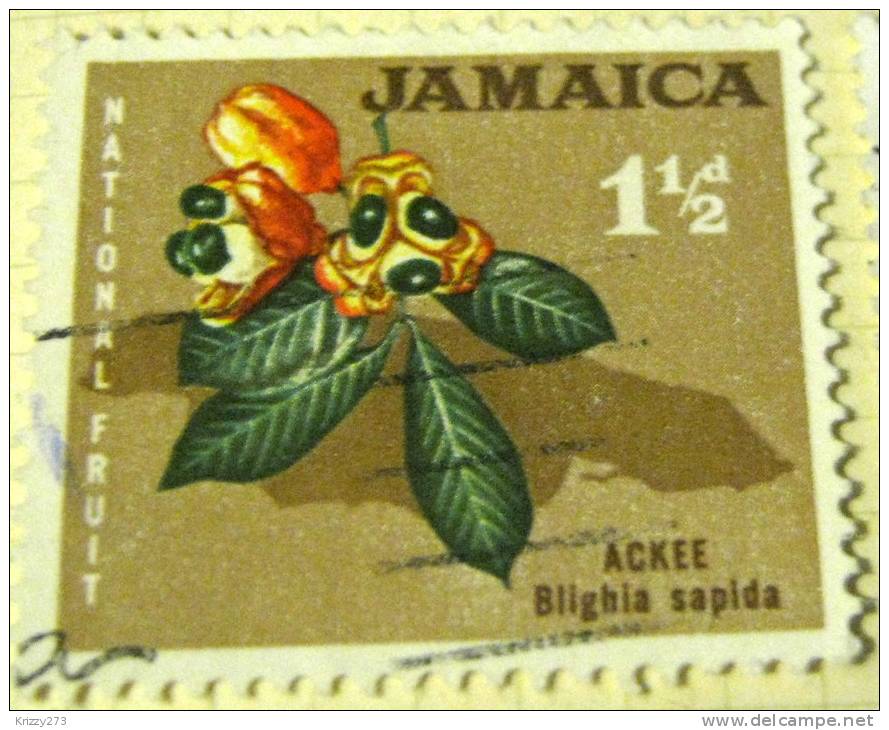 Jamaica 1964 National Fruit Ackee 1.5d - Used - Jamaica (1962-...)