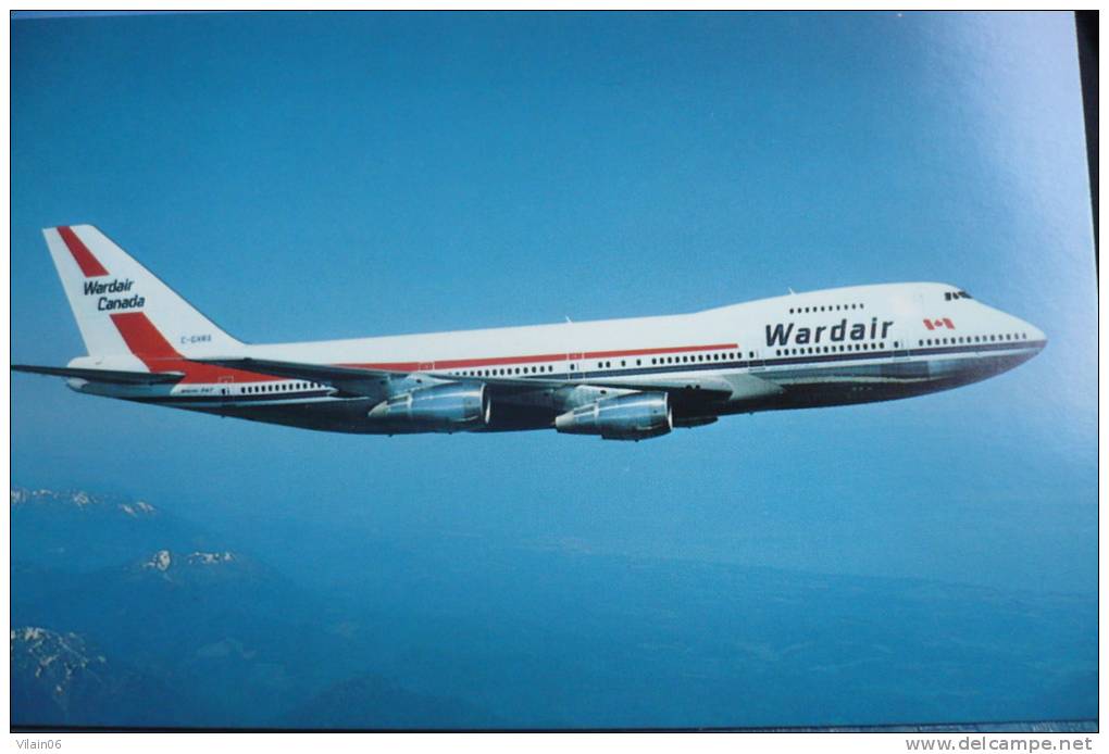 WARDAIR CANADA  B 747  AIRLINE ISSUE - 1946-....: Moderne