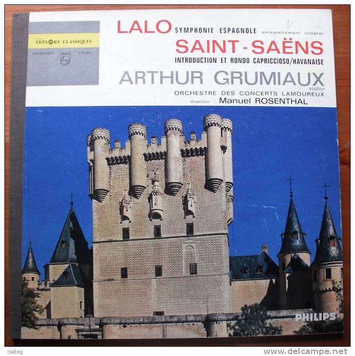 Lalo Saint Saens Symphonie Espagnole / Arthur Grumiaux - Autres - Musique Espagnole