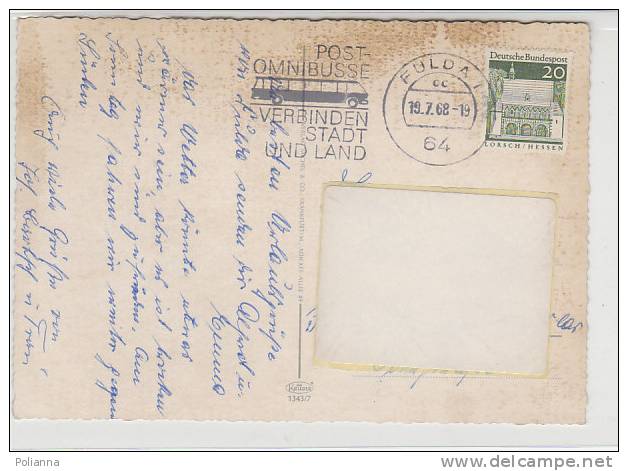 PO4377B# GERMANIA - GERMANY - FULDA  VG 1968 - Fulda