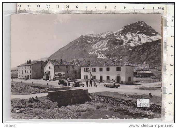 PO4382B# FRANCIA - COL DU MONT CENIS - DOGANA FRANCESE - AUTO - PUBBLICITA' MARTINI  No VG - Val Cenis