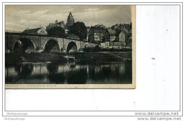 HESSE WETZLAR EGLISE A L MIT STEINERNER BRUCKE PONT - Wetzlar