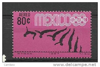 MEXICO 1968 OLYMPIC GAMES DIVING SWIMMING  JEUX OLYMPIQUES - Kunst- Und Turmspringen