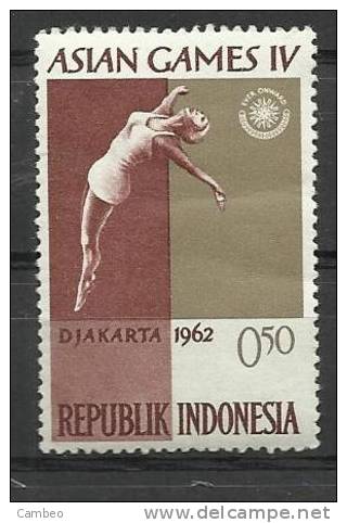 INDONESIA 1962    IV ASIAN GAMES   SWIMMING DIVING  SPORT - Salto De Trampolin