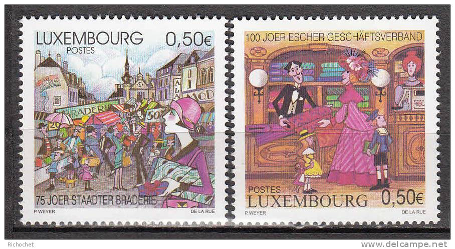 Luxembourg 1584 à 1585 ** - Ongebruikt
