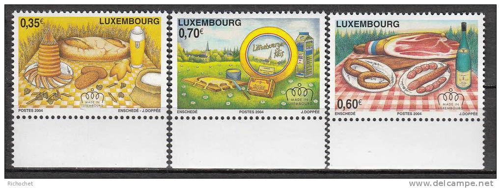 Luxembourg 1599 à 1601 ** - Unused Stamps