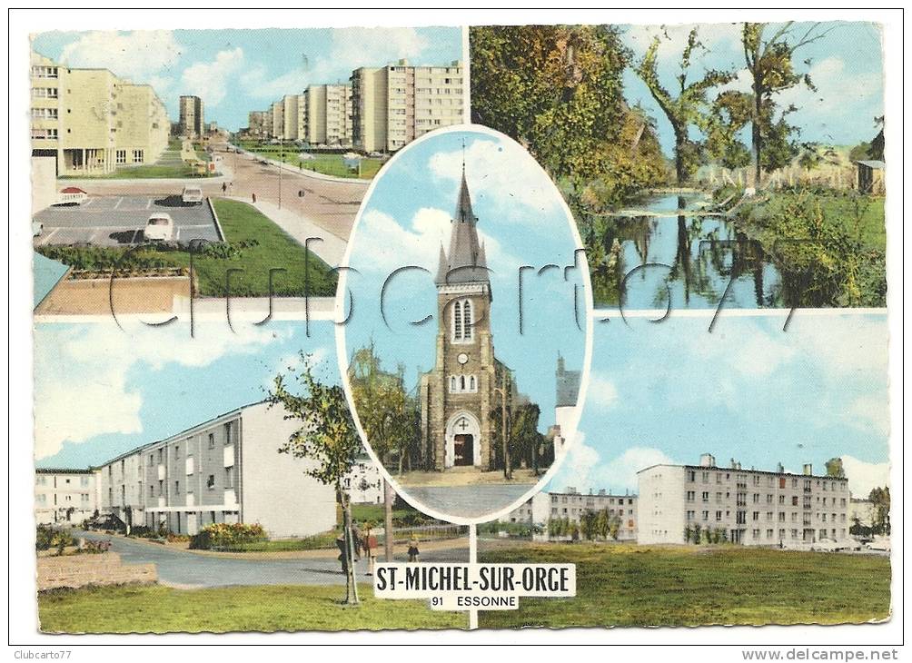 Saint-Michel-sur-Orge (91)  : 5 Vues Dont Les Nouveaux Immeubles En 1971 (animée). - Saint Michel Sur Orge