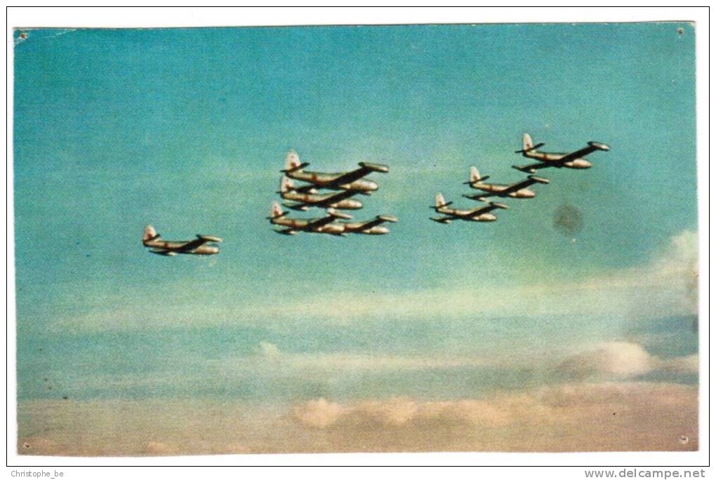 Vliegtuigen, Avions, Thunderjet F 84-G In Formatie, En Formation (pk5308) - 1946-....: Moderne