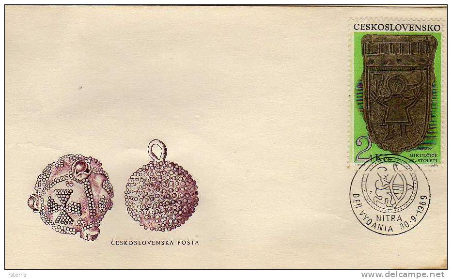 Carta,Nitra 1969 Checoslovaquia, Cover - Brieven En Documenten