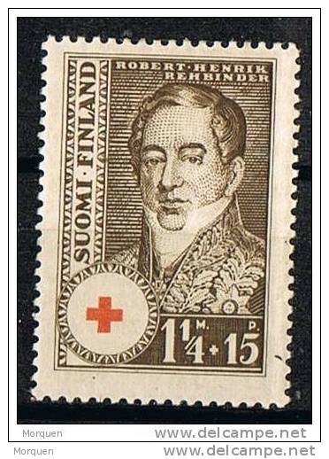 Lot 2 Sellos Finlandia, Sello Cruz Roja 1932 Y 1936, Yvert Num 171, 186  * - Ongebruikt