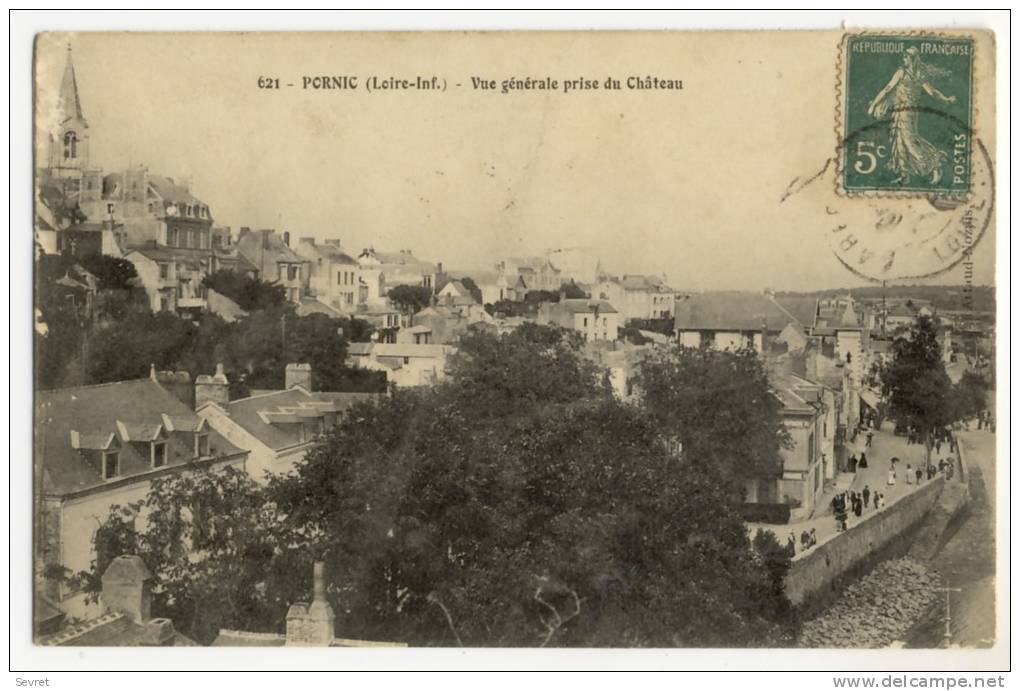 PORNIC. - Vue Générale Prise Du Château - Pornic