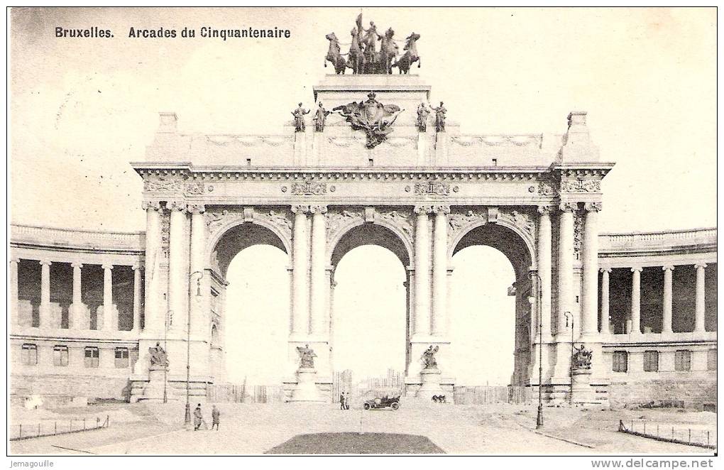 BRUXELLES - BELGIQUE - Arcades Du Cinquantenaire - 20.11.1911 - T-1 - Anderlecht