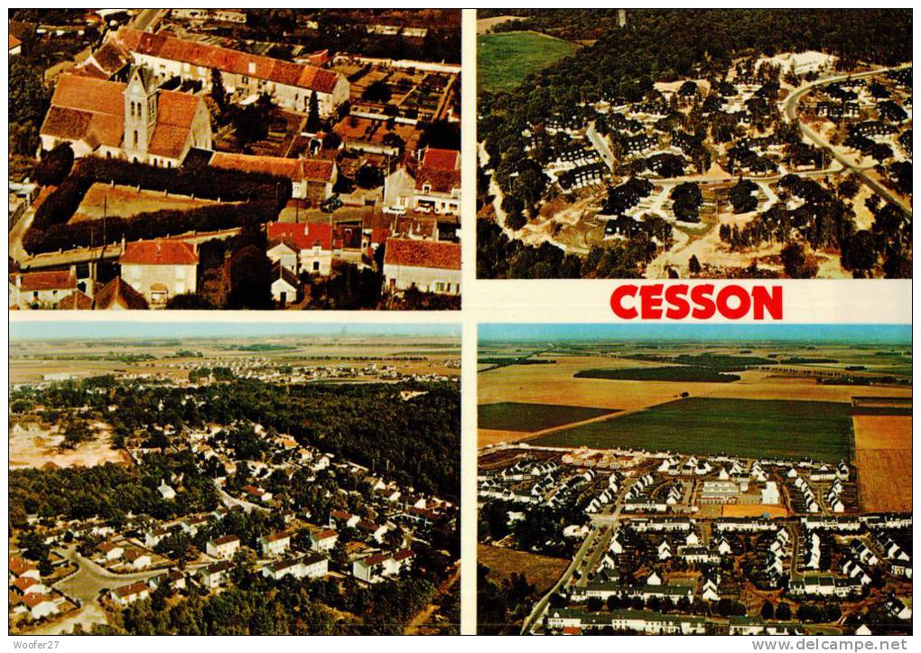 CPM  CESSON ,  Multivues - Cesson