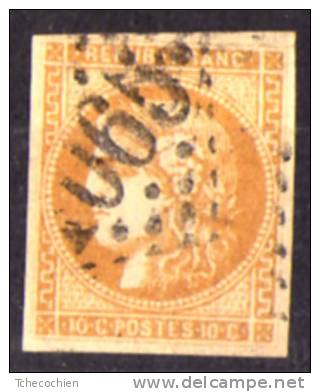 France - 1870 - Emission De Bordeaux - Y&T N° 43 B, Oblitéré - 1870 Bordeaux Printing