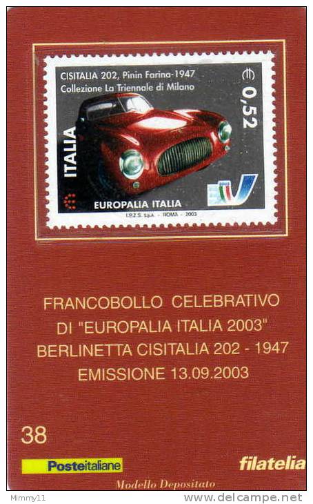 Lotto 01 - Tess.Fil. N°  38  -  Anno 2003.....++++ - Collections