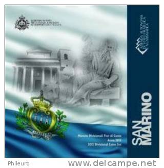 San Marino (Saint Marin) 2012: Coffret BU Des 8 Pièces - DISPONIBLE - San Marino