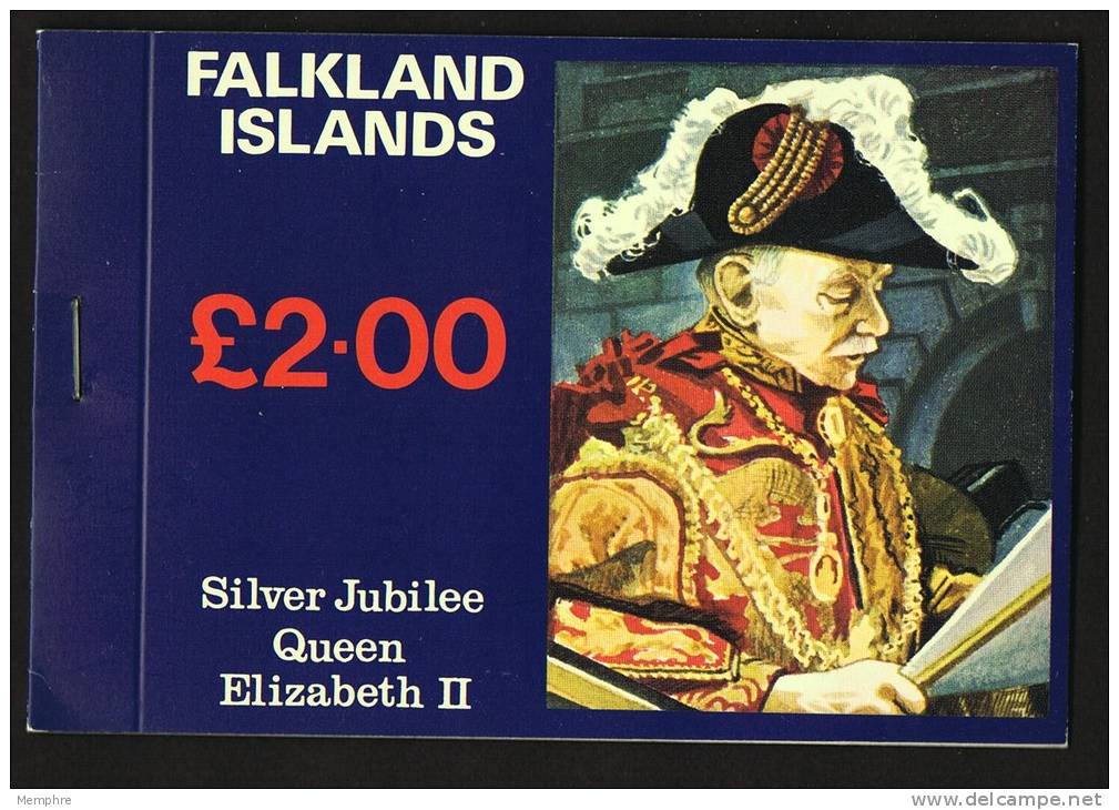 1977  Queen Elizabeth Silver Jubilee Booklet  MUH  ** - Falkland Islands