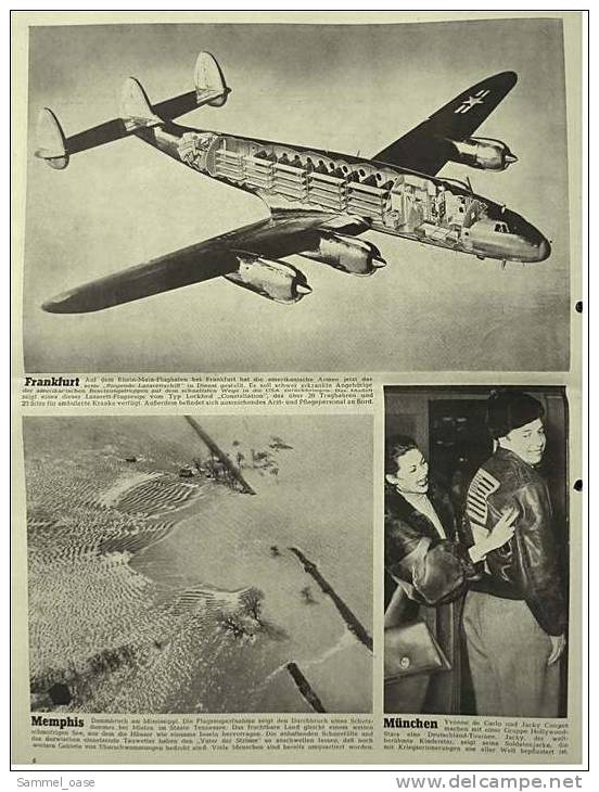 5 Außenblätter Der "REVUE Die Weltillustrierte" 11. 2. 1950  : Fechtturniere Wieder Erlaubt - Altri & Non Classificati