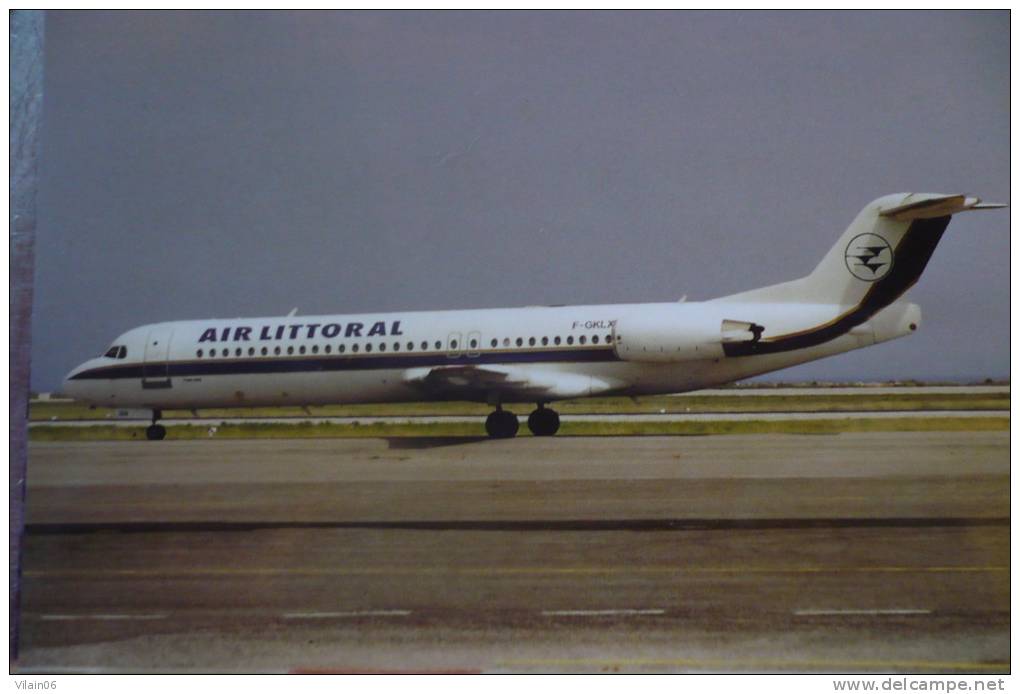 AIR LITTORAL   FOKKER 100    F GKLX - 1946-....: Moderne