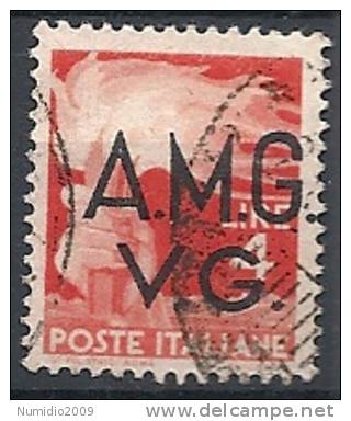 1945-47 TRIESTE AMG VG USATO DEMOCRATICA 4 LIRE - RR10718-3 - Gebraucht