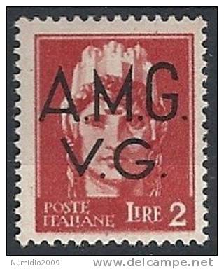 1945-47 TRIESTE AMG VG 2 LIRE MH * - RR10719 - Nuovi