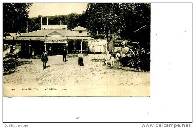 80  BOIS DE CISE ENV TREPORT    CASINO CERCLE PETITS CHEVAUX ATTELAGE CHEVAL ANIMATION LL 256 - Bois-de-Cise