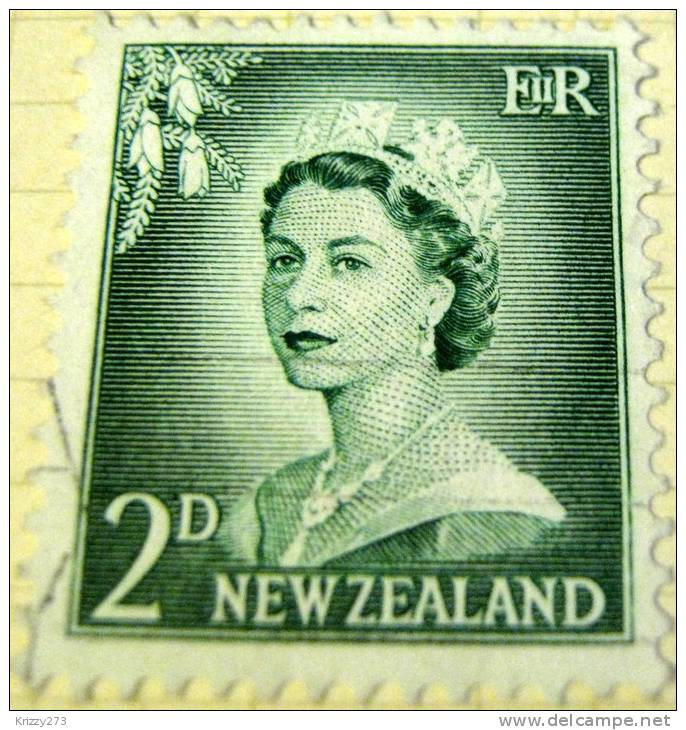 New Zealand 1955 Queen Elizabeth II 2d - Used - Other & Unclassified