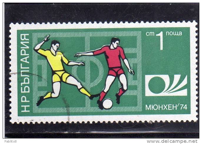 BULGARIA - BULGARIE - BULGARIEN 1974 Football World Cup Championship USED - Oblitérés
