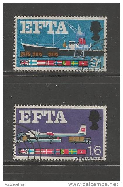 UK 1967 Used Stamp(s) E.F.T.A. Nrs. 444-445 - Used Stamps