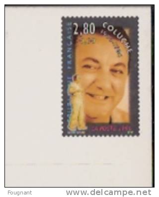 FRANCE: 1994:Entier Postal:COLUCHE.Non écrit. - Artisti