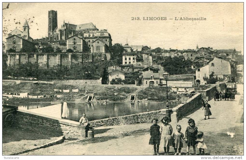 CPA 87 LIMOGES L ABBESSAILLE 1917 - Limoges