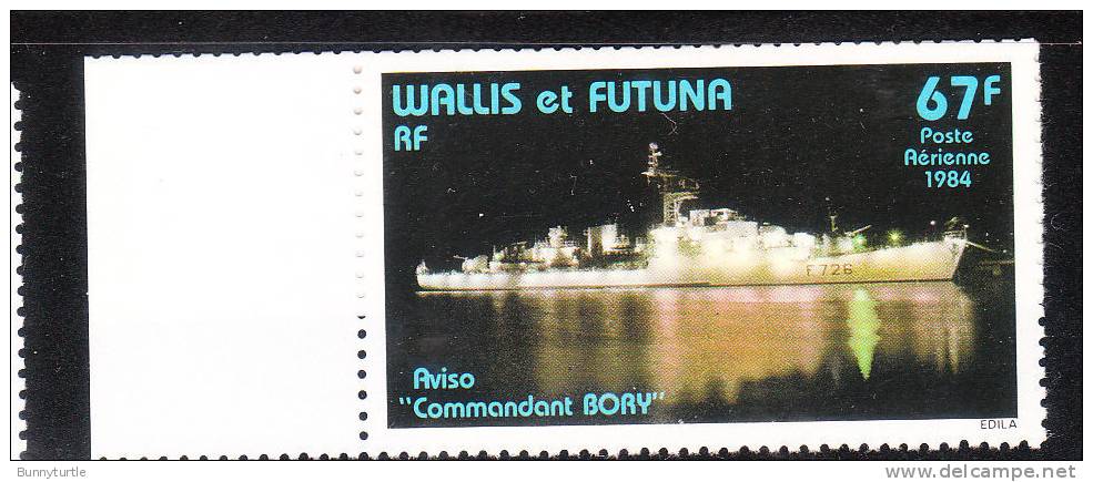 Wallis And Futuna Islands 1984 Ship Steamer Commandant Bory MNH - Neufs