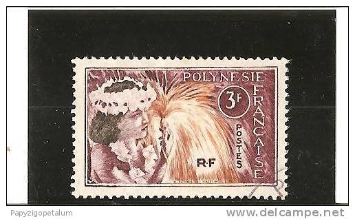 DANSEUSE TAHITIENNE  N° 28  Oblitéré - Used Stamps