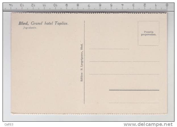Bled, Grand Hotel Toplice - Slovénie