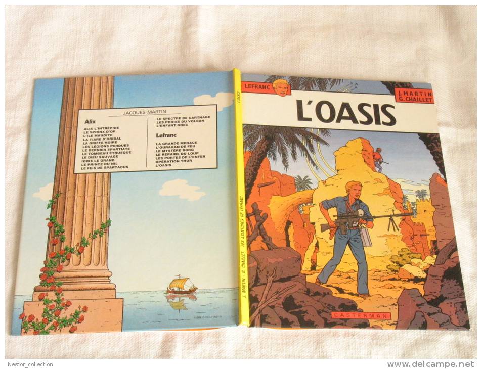 LEFRANC L´oasis, Bob De Moor Jacques Martin, © 1981 D.L. 1981  EO Casterman - Lefranc