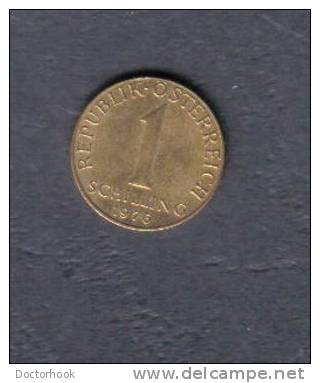 AUSTRIA    1  SHILLING  1976  (KM # 2886) - Austria