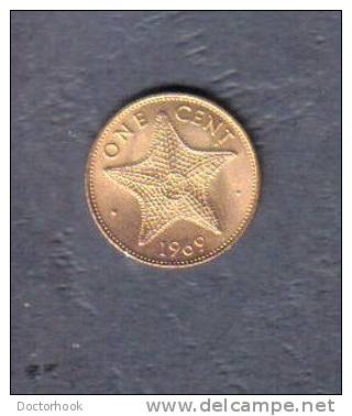 BAHAMAS    1  CENT 1969  (KM # 2) - Bahamas