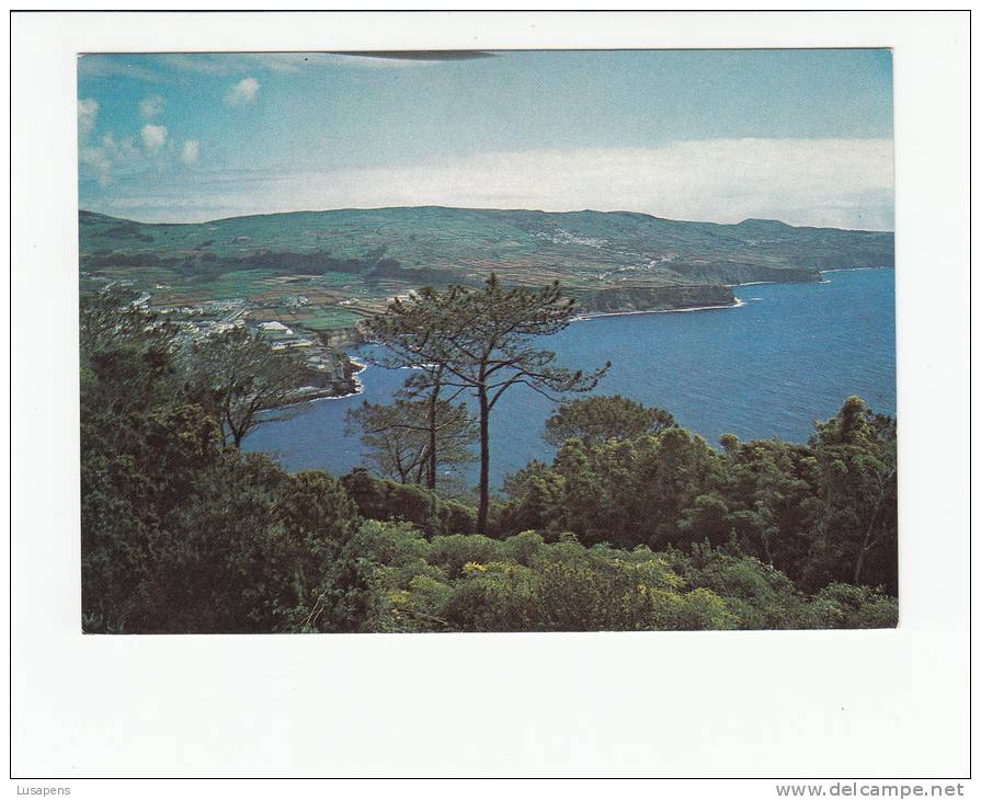 Portugal Cor 18732 - AÇORES AZORES - Ilha Terceira - Porto Judeu (VISTO DO MONTE BRASIL) - Açores
