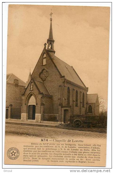 21233  -   Ath  Chapelle  De  Lorette - Ath