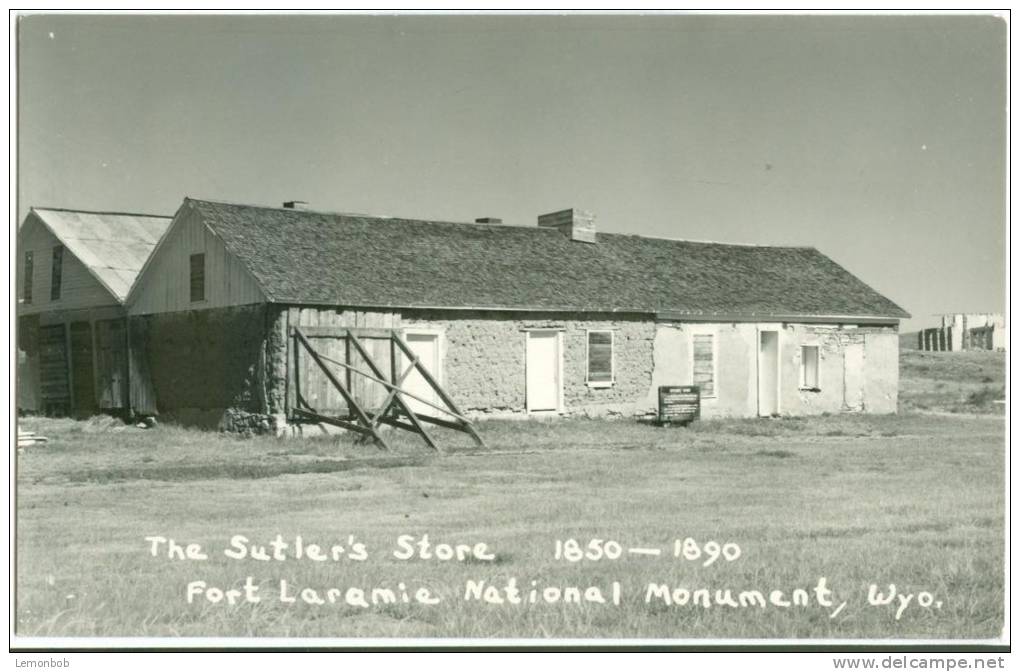 USA, The Sutler´s Store 1850-1890, Fort Laramie National Monument, Wyoming, Unused Real Photo RPPC Postcard [10230] - Other & Unclassified