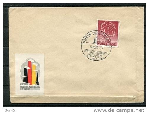 Germany Berlin (West) 1950 Cover Mi 71 Special Cancel  CV 100 Euro - Lettres & Documents