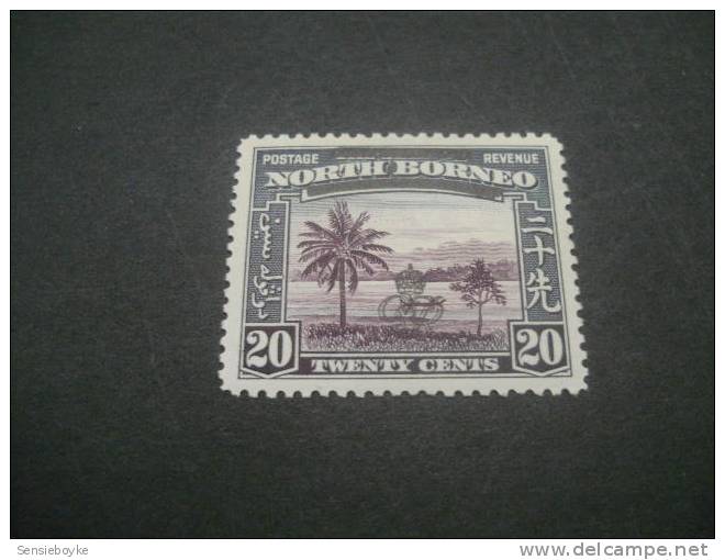 K5414- Stamp  Mint Hinged Noth Borneo 1947 -SC. 232-    Crown Colony 20 Cents River Scene, - North Borneo (...-1963)