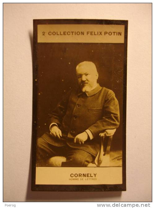 2ème COLLECTION FELIX POTIN - JEAN JOSEPH CORNELY - HOMME DE LETTRES - PHOTO GERSCHEL - Carte Collection Felix Potin - Félix Potin