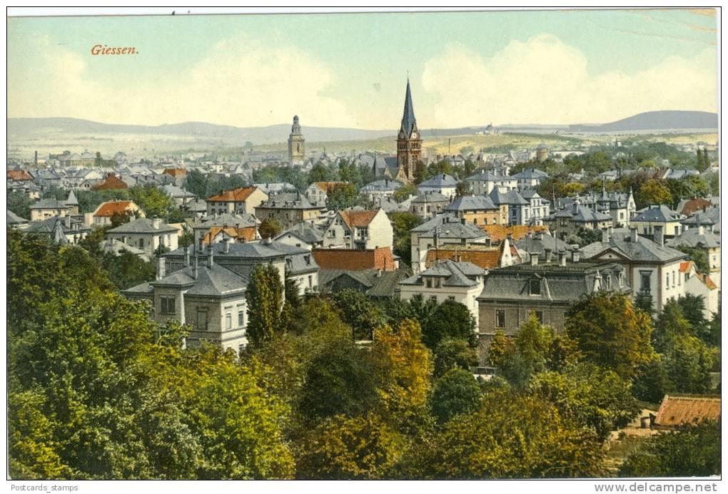 Giessen, Gesamtansicht, 1913 - Giessen