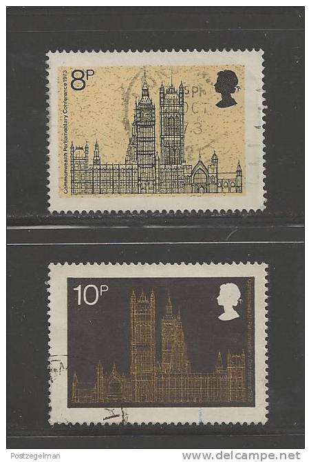 UK 1973 Used Stamp(s) Commonwealth Parliament Nrs. 632-633 - Gebruikt