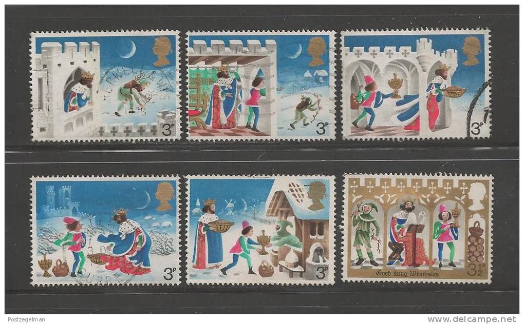 UK 1973 Used Stamp(s) Christmas Nrs. 639-644 - Used Stamps