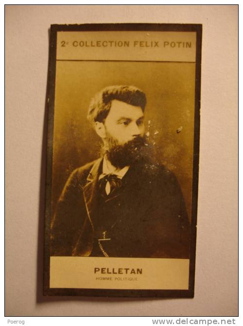 COLLECTION FELIX POTIN - EUGENE PELLETAN - HOMME POLITIQUE - Carte Collection Felix Potin Politicien Politician - Félix Potin