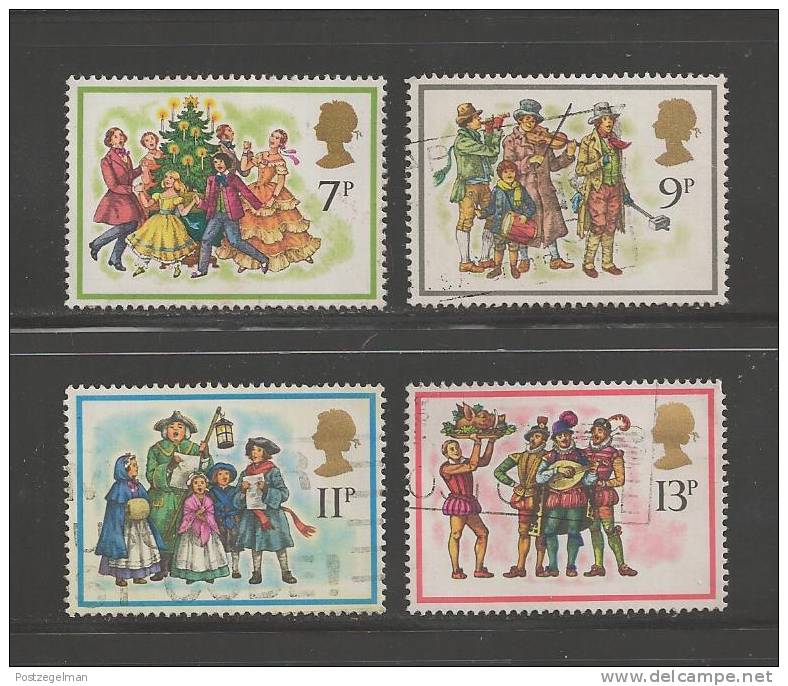 UK 1978 Used Stamp(s) Christmas Nrs. 777-780 - Gebruikt